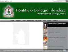 Tablet Screenshot of irishcollege.org